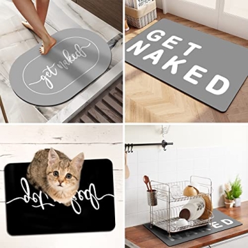 Fun Quick Dry Bath Mat - Absorbent Non-Slip Bathroom Rug