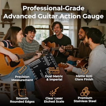 KAYOUBI Guitar Action Gauge – Precision Tool for Optimal Setup