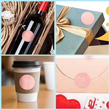 Thank You Cards Set - 620 Pieces for Small Businesses