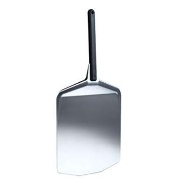 ooni 16” Metal Pizza Peel – Metal Pizza Peel 16 Inch, Pizza Spatula Paddle, Lightweight Pizza Tu...