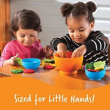 Learning Resources New Sprouts Garden Fresh Salad Set - 38 Pieces, Ages 18+ Months Pretend Play Food, Play Food for Toddlers, Toddler Kitchen Play Toys