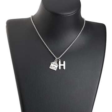 BLEOUK Singer home Inspired Necklace singer fans gift Music Gift Album Gift Music lover jewelry (Home NE)