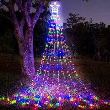 Colorful FUNIAO Christmas Lights for Outdoor Decor