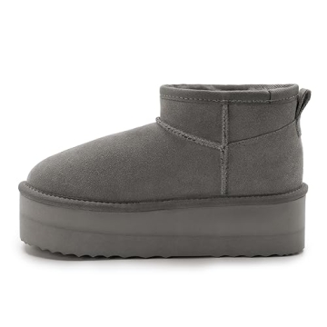 Xiakolaka Women's Platform Mini Boots for Winter Style