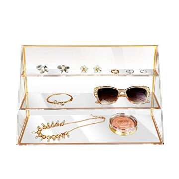 Elegant Ikee Design Acrylic Display Shelf - 3 Tier Risers