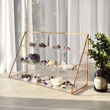 Elegant Ikee Design Acrylic Display Shelf - 3 Tier Risers