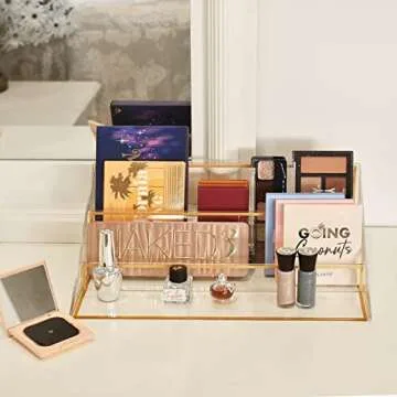 Elegant Ikee Design Acrylic Display Shelf - 3 Tier Risers