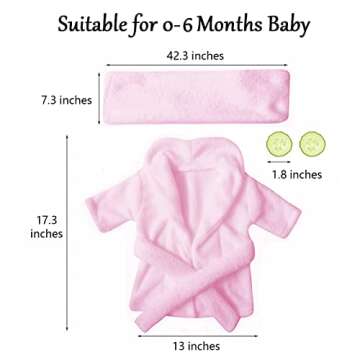M&G House Newborn Photography Props Bathrobe Outfits Baby Photoshoot Props Robe Girl Baby Photo Prop Outfit Bathrobe