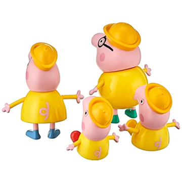 Peppa Pig Rainy Day Figure 4-Pack for Kids