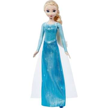 Mattel Disney Frozen Toys, Singing Elsa Doll with Signature Clothing, Sings “Let It Go” from the Movie