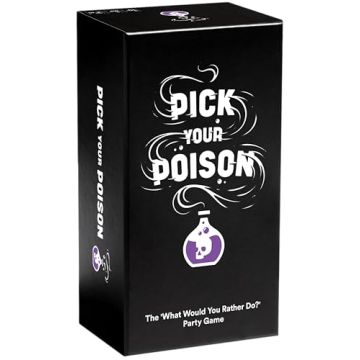 Pick Your Poison Party Game - The “What Would You Rather Do?” Family Card Game - for Kids, Tween...