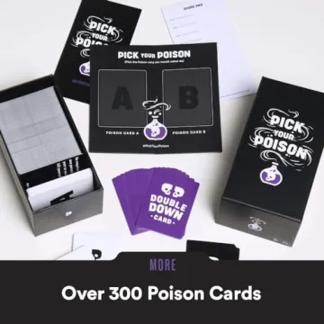 Pick Your Poison Party Game - The “What Would You Rather Do?” Family Card Game - for Kids, Tweens, Teens, College Students, Adults and Families, at Fun Parties and Board Games Night with Your Group