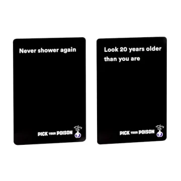 Pick Your Poison Party Game - The “What Would You Rather Do?” Family Card Game - for Kids, Tweens, Teens, College Students, Adults and Families, at Fun Parties and Board Games Night with Your Group