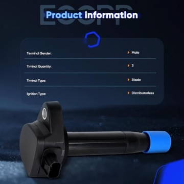 ECCPP Ignition Coils & Spark Plugs for Honda & Acura