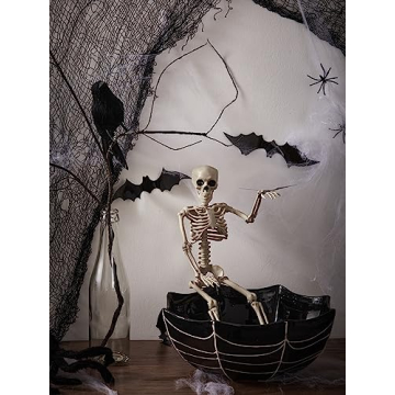 Bico 9.5 inch Halloween Spider Serving Bowl for Treats