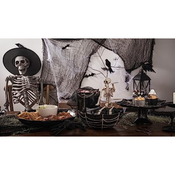 Bico 9.5 inch Halloween Spider Serving Bowl for Treats