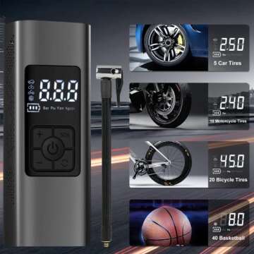 Portable Air Compressor for Quick Tire Inflation 150PSI