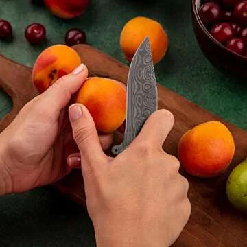 ZENNLAB Moblade Engraved Pocket Knife for Husband, 5 Years Anniversary Present, 5 Years of Marriage, Gift for him 5th Anniversary, Husband Gift, 5 Years Down, Forever to Go