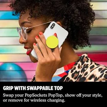 Enhance Your Smartphone with PopSockets Neon Yellow Grip