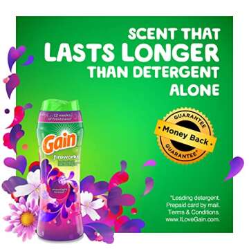 Gain Fireworks In-Wash Scent Booster Beads, Moonlight Breeze, 26.5 oz