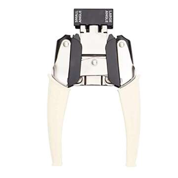 We R Memory Keepers Crop-A-Dile Retro Corner Chomper Small and Large Angle, White, Chomp Down on Paper, Cardstock, Chipboard, Leather, Plastic, and More, for Scrapbooking, Journaling, Cardmaking