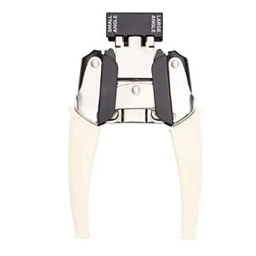 We R Memory Keepers Crop-A-Dile Retro Corner Chomper Small and Large Angle, White, Chomp Down on Paper, Cardstock, Chipboard, Leather, Plastic, and More, for Scrapbooking, Journaling, Cardmaking