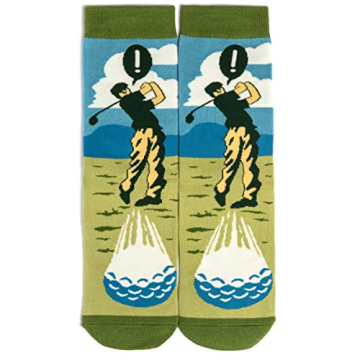 Funny Golf Socks Swing Swear Repeat Perfect Golfer Gift