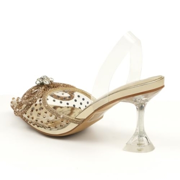 Stylish JENN ARDOR Clear Heels for Special Occasions