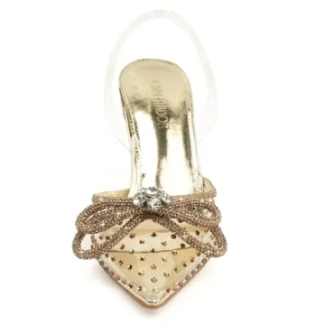 Stylish JENN ARDOR Clear Heels for Special Occasions