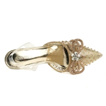 Stylish JENN ARDOR Clear Heels for Special Occasions