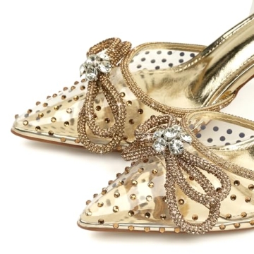 Stylish JENN ARDOR Clear Heels for Special Occasions