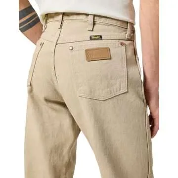 Wrangler Men's 13MWZ Cowboy Cut Original Fit Jean, Tan, 34W x 32L