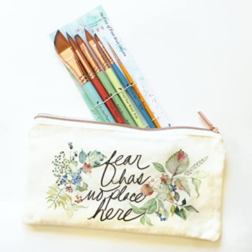 Travel Watercolor Brushes Set of 6 for Artists and Beginners