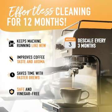Oh Yuk Coffee Machine Descaler - Universal Cleaning Solution