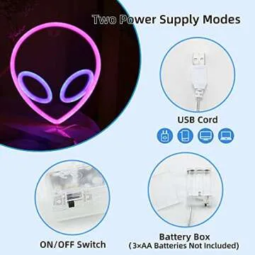 CooSilo Neon Signs - Cute LED Lights for Kids & Parties