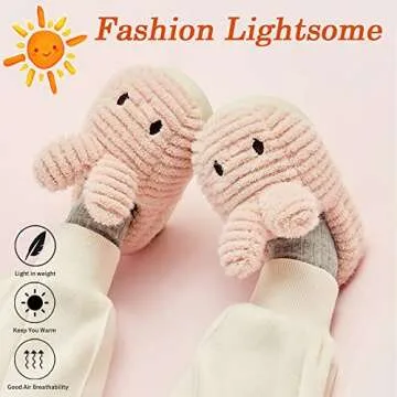Cute Non-Slip Slippers for Toddlers - Cartoon Designs