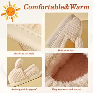 Cute Non-Slip Slippers for Toddlers - Cartoon Designs