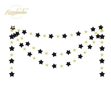 Elegantly Crafted Black Gold Party Decorations Set