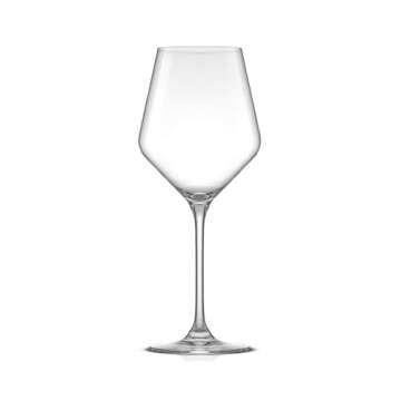 JoyJolt Layla White Wine Glasses, Set of 4 Italian Glasses, 13.5 oz Clear – Made in Europe