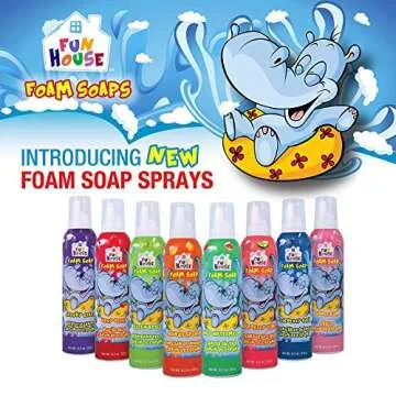 Mika's Fun House Kids Foam Soap - Fun Bath Adventure