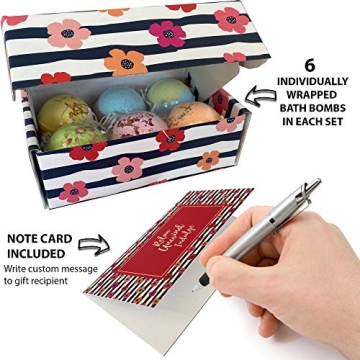 Luxurious Bath Bombs Gift Set - 24 Natural Aromatic Soaks