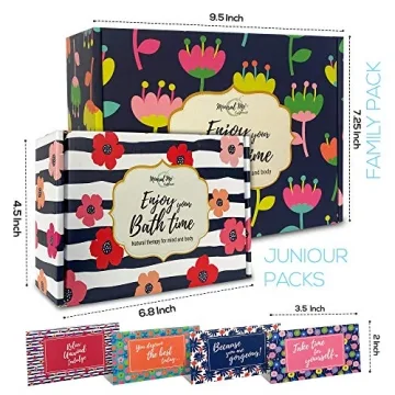 Luxurious Bath Bombs Gift Set - 24 Natural Aromatic Soaks