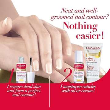 MAVALA Cuticle Oil Nail Care| Sulfate & Paraben Free | Cuticle Softener | Moisturizes Nail Bed | Improve Nail Appearance | Encourage Nail Growth | 0.3 Ounce