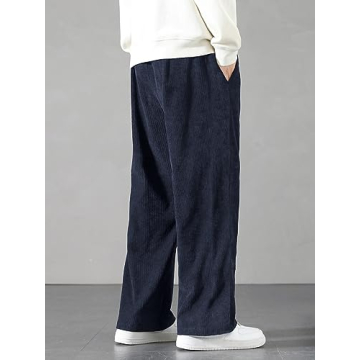 Floerns Men's Corduroy Joggers for Stylish Comfort