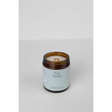 Fontana Candle Co Pure Vanilla Candle - Luxurious Aroma