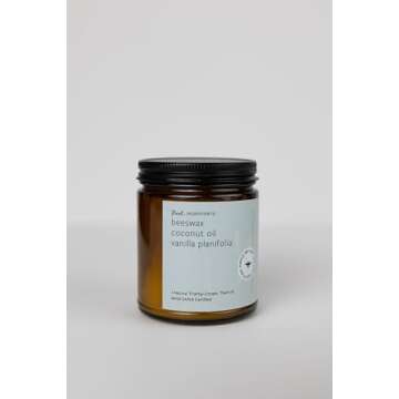 Fontana Candle Co Pure Vanilla Candle - Luxurious Aroma