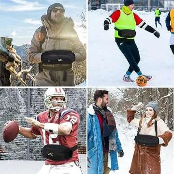 Electric Heated Hand Warmer Pouch with Portable Power Bank