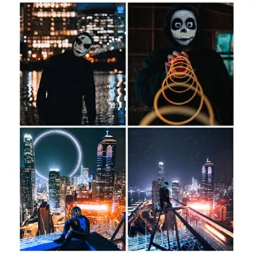 Face Transforming LED Mask - Programmable App Controlled Costume