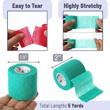 Mr. Pen Self Adhesive Bandage Wrap - 2" x 5 Yards