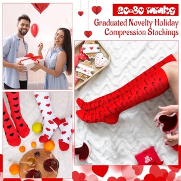 Ramede Valentine Day Compression Socks - Fun & Supportive Gift